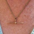Plain Classic T Bar in 9ct Gold