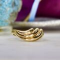 Wave Design Ring in 9ct Gold.