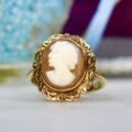 Cameo Ring in 9ct Gold.
