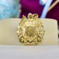 Ornate Shield Medallion in 9ct Gold.