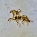 Horse Pendant in 9ct Gold.