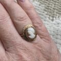 Cameo Ring in 9ct Gold.