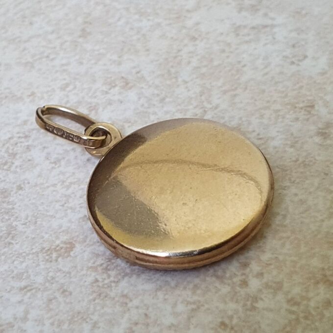 Evil Eye Charm Pendant in 9ct Gold