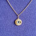 Evil Eye Charm Pendant in 9ct Gold