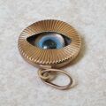 Evil Eye Charm Pendant in 9ct Gold