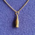 Coca Cola Bottle Charm Pendant in 9ct Gold