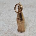 Coca Cola Bottle Charm Pendant in 9ct Gold