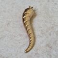 Cornicello Horn Pendant in 9ct Gold