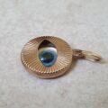 Evil Eye Charm Pendant in 9ct Gold