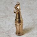 Coca Cola Bottle Charm Pendant in 9ct Gold