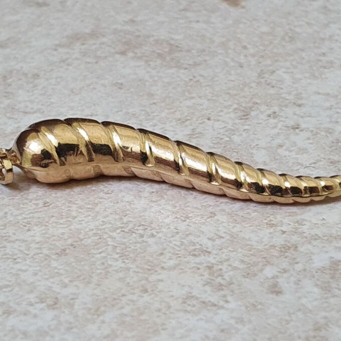 Cornicello Horn Pendant in 9ct Gold
