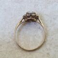 Opal and Sapphire Cluster Ring in 9ct Gold