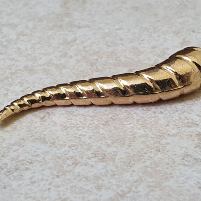 Cornicello Horn Pendant in 9ct Gold