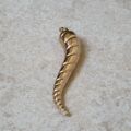 Cornicello Horn Pendant in 9ct Gold