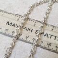 Heavyweight Fancy Link Long Chain in Sterling Silver