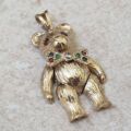 Teddy Bear Pendant in 9ct Gold