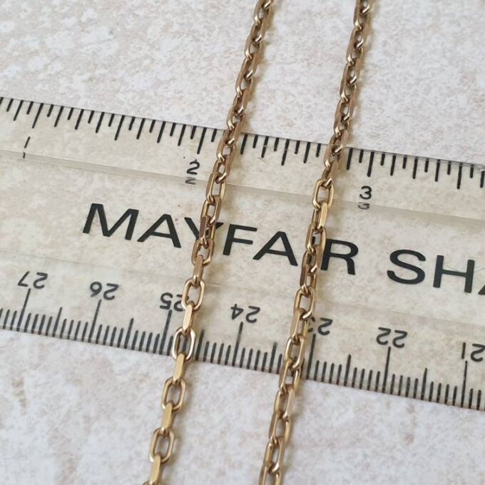 Reserved – Heavy Cable Chain in 9ct Gold, 19 inches.