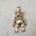 Teddy Bear Pendant in 9ct Gold