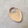 Heart Padlock in 9ct Gold