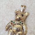 Teddy Bear Pendant in 9ct Gold