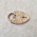 Heart Padlock in 9ct Gold