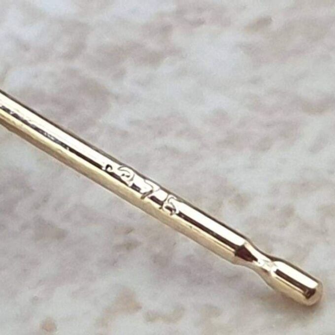 Ornate Amethyst Drop Earrings in 9ct Gold