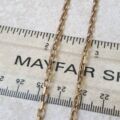 Reserved – Heavy Cable Chain in 9ct Gold, 19 inches.