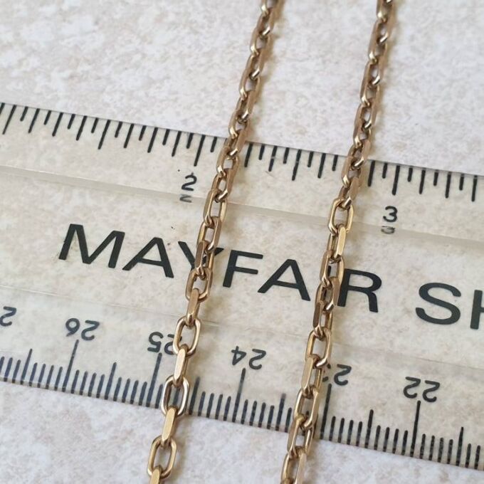 Reserved – Heavy Cable Chain in 9ct Gold, 19 inches.