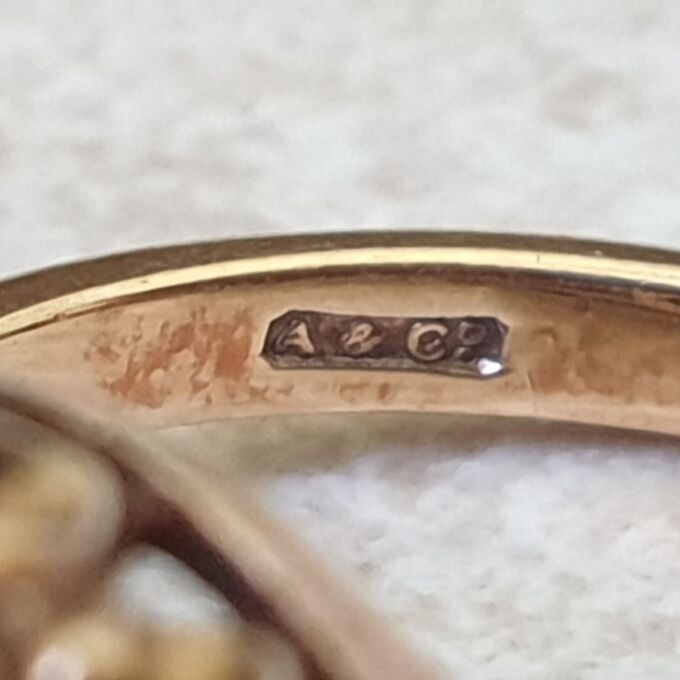 Turquoise Cluster Ring in 9ct Gold