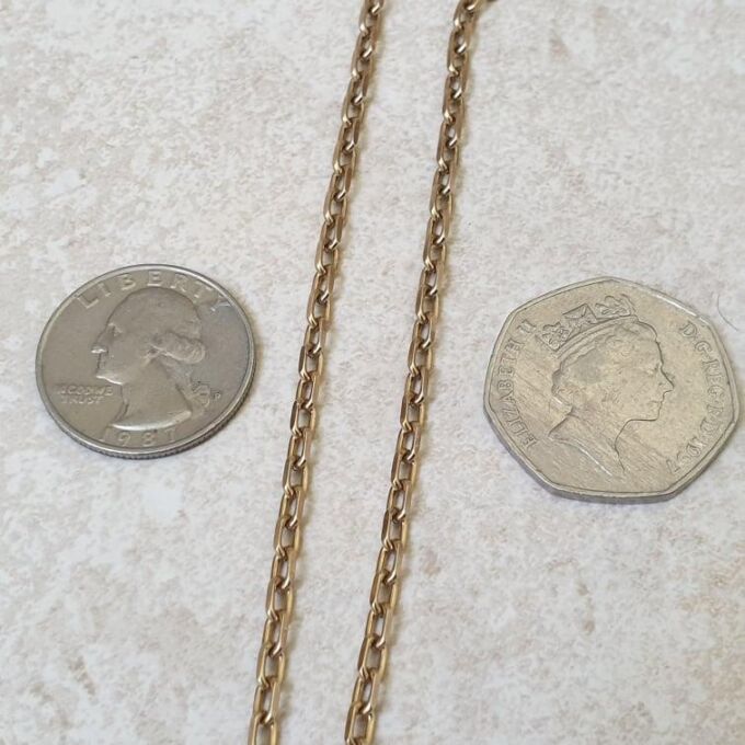 Reserved – Heavy Cable Chain in 9ct Gold, 19 inches.