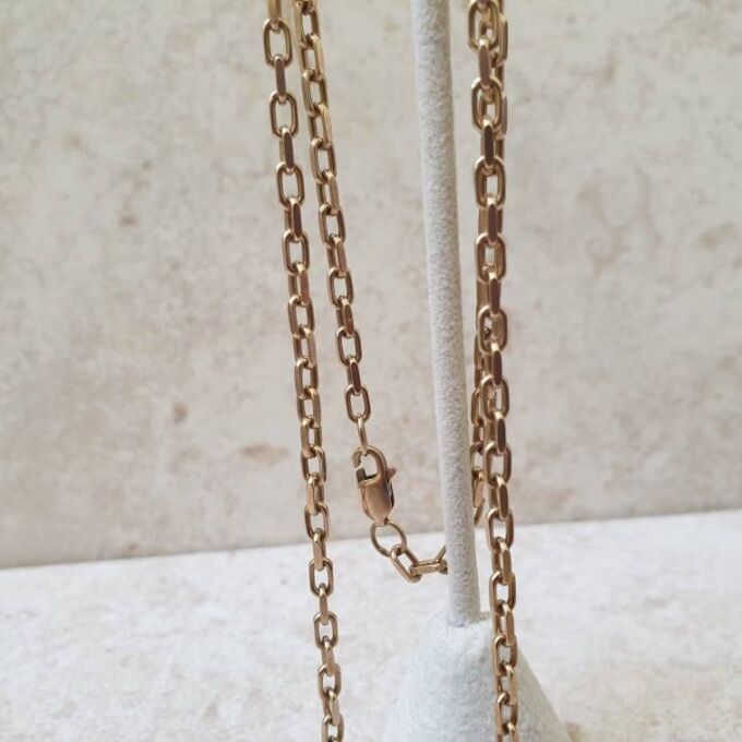 Reserved – Heavy Cable Chain in 9ct Gold, 19 inches.