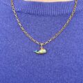 Whale Charm Pendant in 9ct Gold