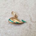 Whale Charm Pendant in 9ct Gold
