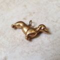 Delightful Dachshund Pendant in 9ct Gold
