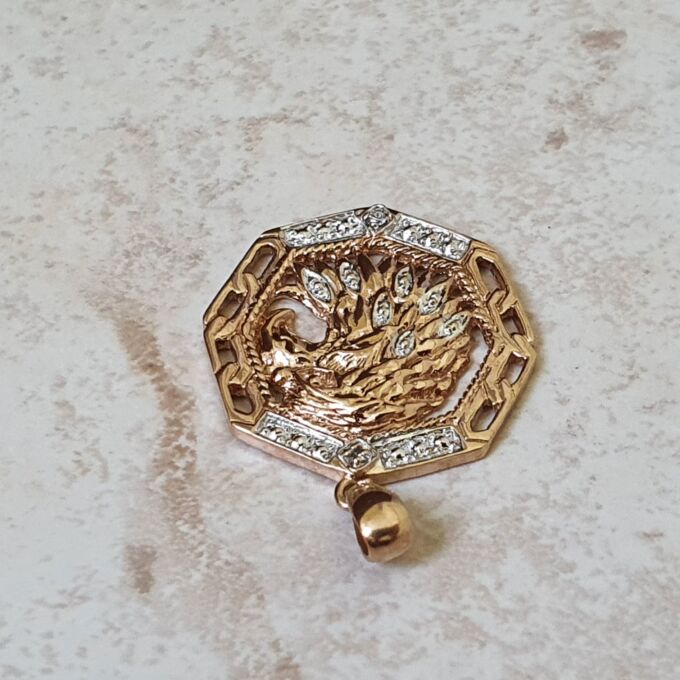 Eagle Pendant in 9ct Gold