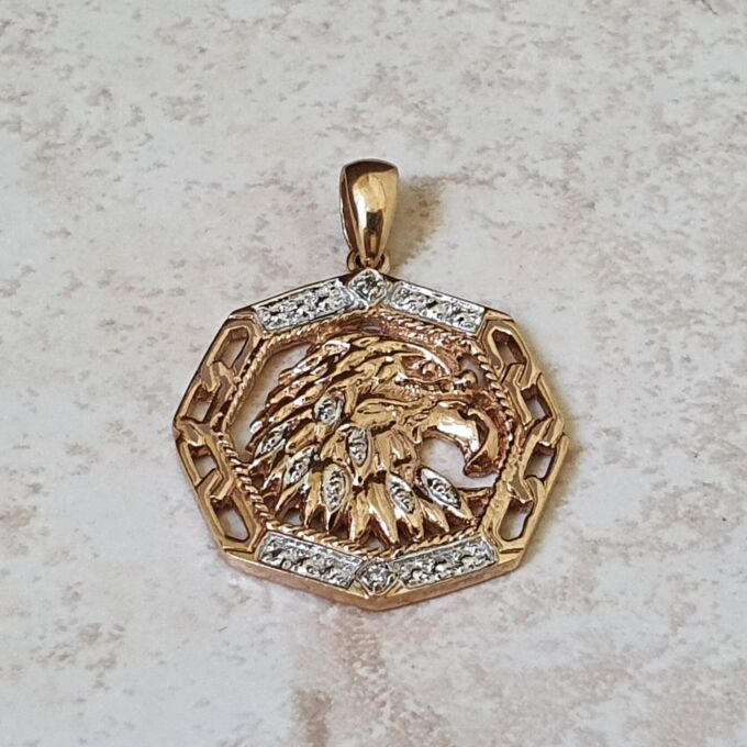 Eagle Pendant in 9ct Gold