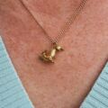 Small Dog Pendant in 9ct Gold