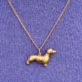 Delightful Dachshund Pendant in 9ct Gold