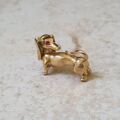 Small Dog Pendant in 9ct Gold