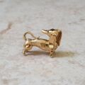 Small Dog Pendant in 9ct Gold