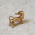 Small Dog Pendant in 9ct Gold
