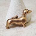 Delightful Dachshund Pendant in 9ct Gold