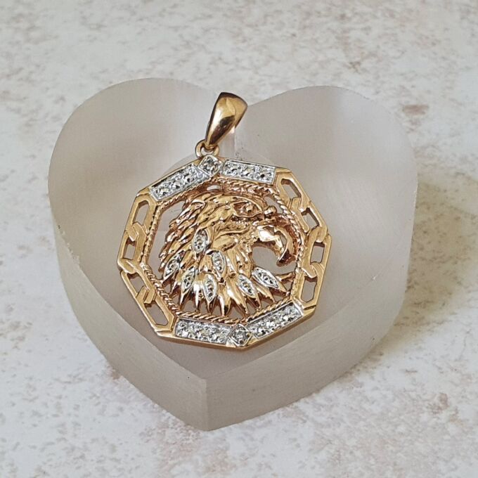 Eagle Pendant in 9ct Gold