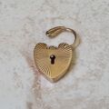 Sunburst Heart Pendant in 9ct Gold