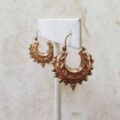 Gypsy Creole Hoop Earrings in 9ct Gold