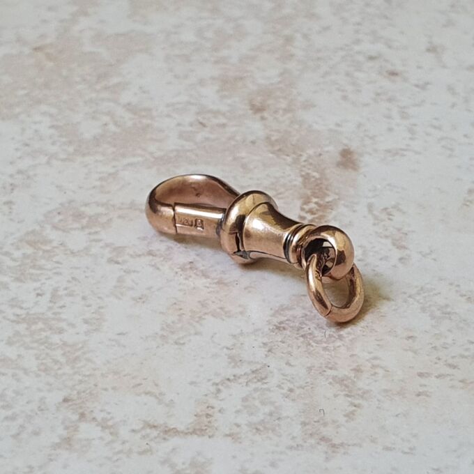 Antique Dog Clip in 9ct Gold