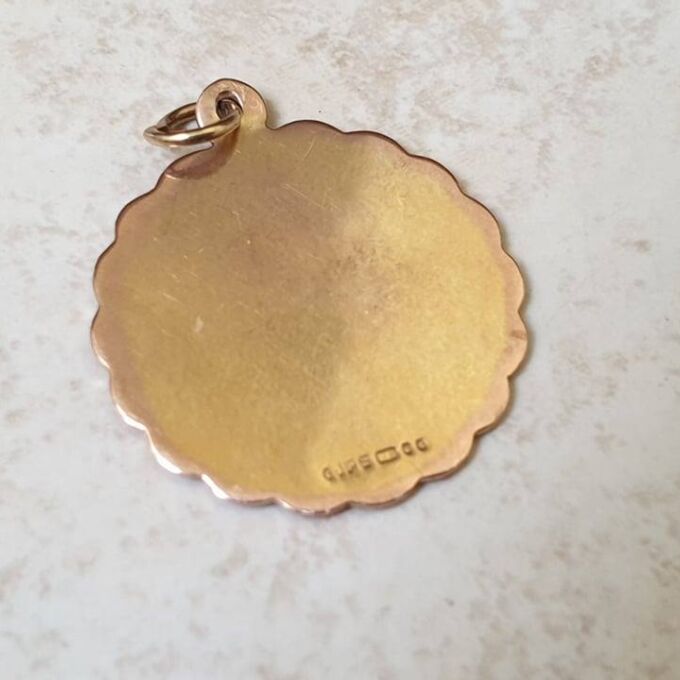 St Christopher Pendant in 9ct Gold