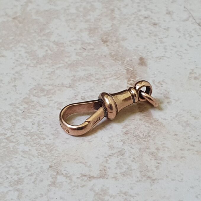 Antique Dog Clip in 9ct Gold