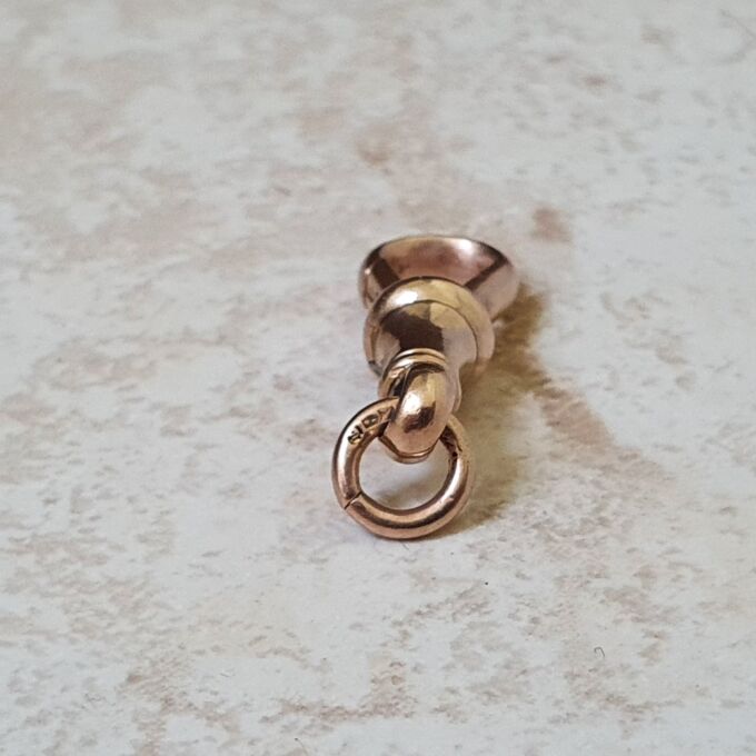 Antique Dog Clip in 9ct Gold