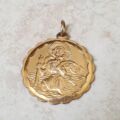 St Christopher Pendant in 9ct Gold